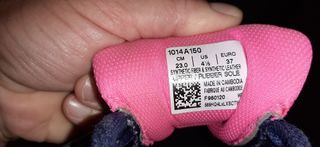 Scarpe running Asics ragazza 37 blu/rosa