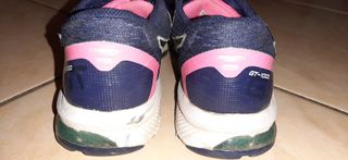 Scarpe running Asics ragazza 37 blu/rosa