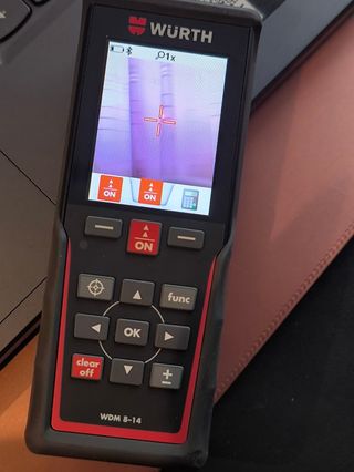 Medidor Láser Wurth WDM 8-14 Con CAMARA