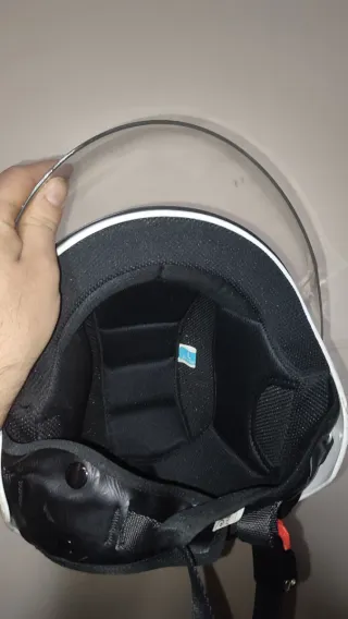 Casco Moto Lazio Blanco