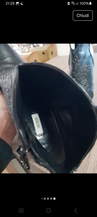 Stivaletti Guess neri