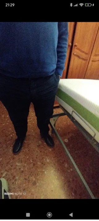 Cama articulada con somier metálico hidráulico