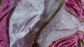 Vestito Carnevale Dama 5-6 anni medievale baby