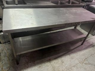 Tavolo in acciaio inossidabile 180x65x85