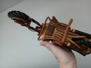 Modellino Moto Chopper Legno