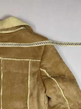 Cappotto scamosciato vintage donna Tg. M