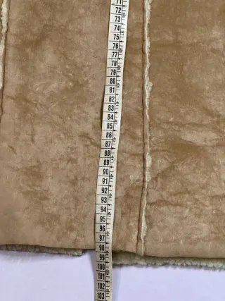 Cappotto scamosciato vintage donna Tg. M