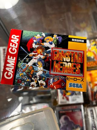 Gunstar Heroes Game Gear SEGA Acción