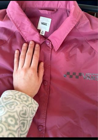 Cortavientos Vans Rosa