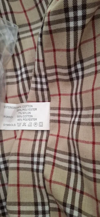 Gabardina Schell Caballero Talla 50 gris.