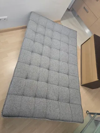 Sofá Cama Gris Tela