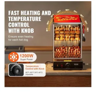 Vaporera VEVOR 37L para Perritos Calientes