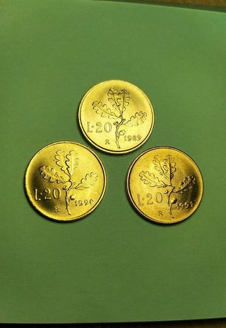 set monete fior di conio non circolate