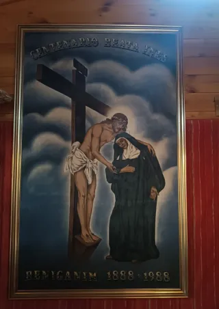 Cuadro antiguo Centenario Beata Inés