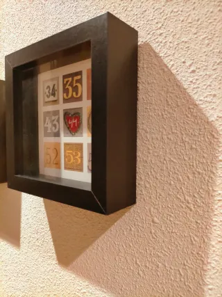 Pareja de cuadros decorativos 16,5x16,5