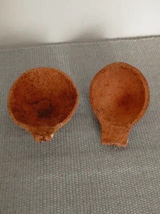2 Cucharros artesanais em cortiça
