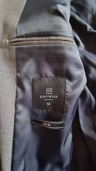 Traje Easy Wear Gris