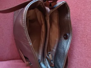 Bolso bandolera mujer dorado