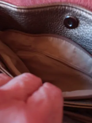 Bolso bandolera mujer dorado