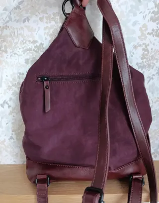 Lote 2 Mochilas Mujer: Gris Tachas + Matties