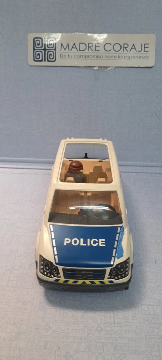 Playmobil Autobús Escolar Amarillo + coche policia