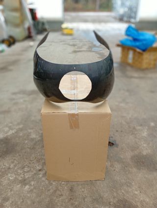 Cúpula Café Racer gris metal