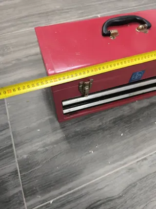 Caja de herramientas LUX metálica con cajones