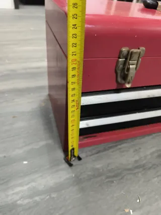 Caja de herramientas LUX metálica con cajones