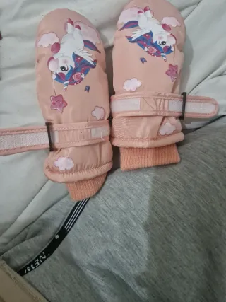 Guantes térmicos unicornio para niños 3-5 años