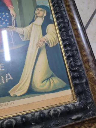 Quadro Antico Madonna del Rosario