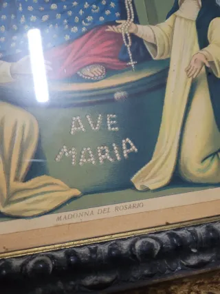Quadro Antico Madonna del Rosario