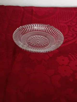 Cinzeiro de Vidro Transparente