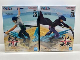 Figuras Roronoa Zoro & Dracule Mihawk One Piece