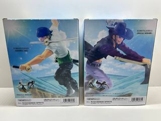 Figuras Roronoa Zoro & Dracule Mihawk One Piece