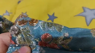 Traje de Fallera Azul y Dorado
