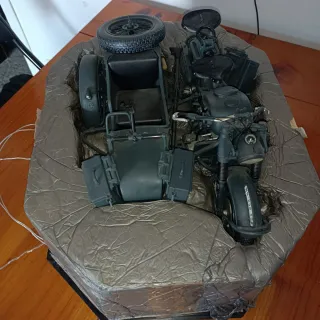 Moto con sidecar WWII