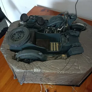 Moto con sidecar WWII