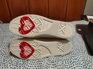 Converse Blancas Corazón Talla 40