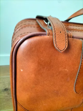 Maleta vintage marrón Malquer