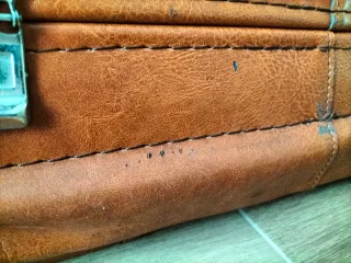 Maleta vintage marrón Malquer