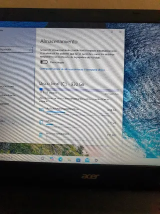 Portátil Acer N15Q1 Negro