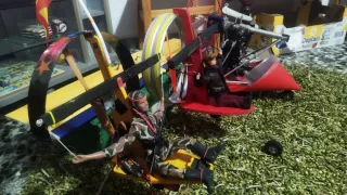 Paramotor radiocontrol artesanos hechos a mano