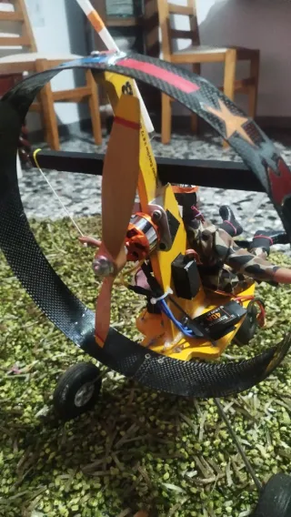 Paramotor radiocontrol artesanos hechos a mano