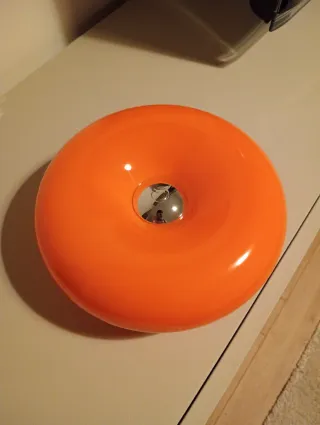 NUEVA Lámpara Donut naranja retro vintage