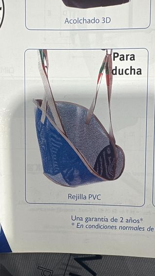 Arnés para ducha Rejilla PVC