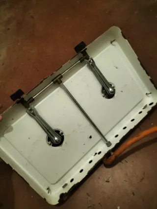 Cocina Portátil Gas 2 Fuegos