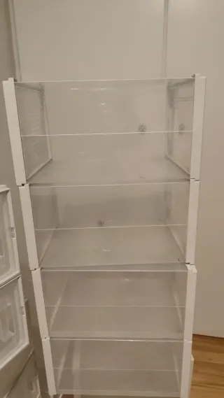 20 Cajas Plástico Transparentes con Tapa