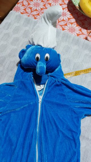 Vestito Carnevale Puffo 9-12 mesi Pegasus