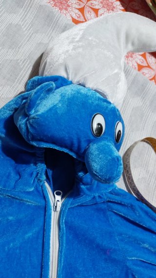 Vestito Carnevale Puffo 9-12 mesi Pegasus