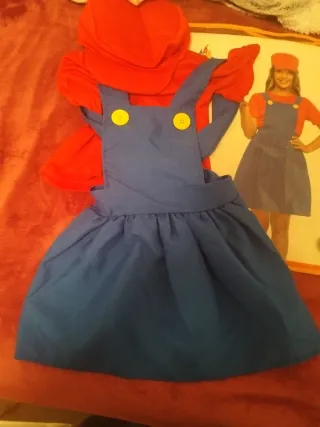 Disfraz Mario Bross Chica Talla Única